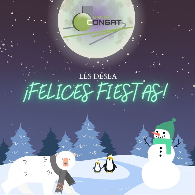 Grupo CONSAT les desea ¡Felices Fiestas!